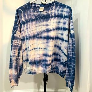 Extra Small PINK tie dye sweatshirt (fits larger)